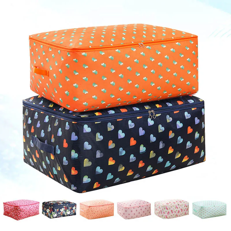 

Clothes Blanket Luggage Bags Multifunction Washable Quilt Storage Bag Wardrobe Closet Oxford Cloth Home Organizer Foldable