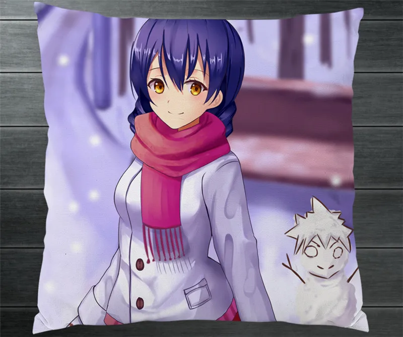 Food Wars!: Shokugeki no Soma Megumi Tadokoro Yukihira souma двусторонний чехол для подушки аниме Чехол