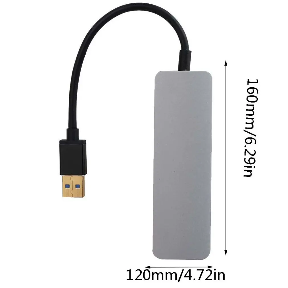 5 в 1 USB C концентратор USB-C к HDMI Micro SD/TF кард-ридер адаптер для MacBook Для huawei type C USB 3,0 концентратор