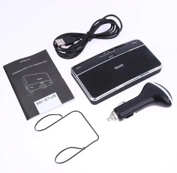 Беспроводной Bluetooth Car Kit Handsfree автомобиля Динамик телефон V4.0 Multipoint солнцезащитный
