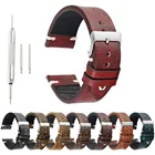 Винтажный ремешок onthelevel из коровьей кожи ремешок для часов из натуральной кожи ручной работы ремешок для часов в стиле ретро 18 мм 20 мм 22 мм 24 мм # C