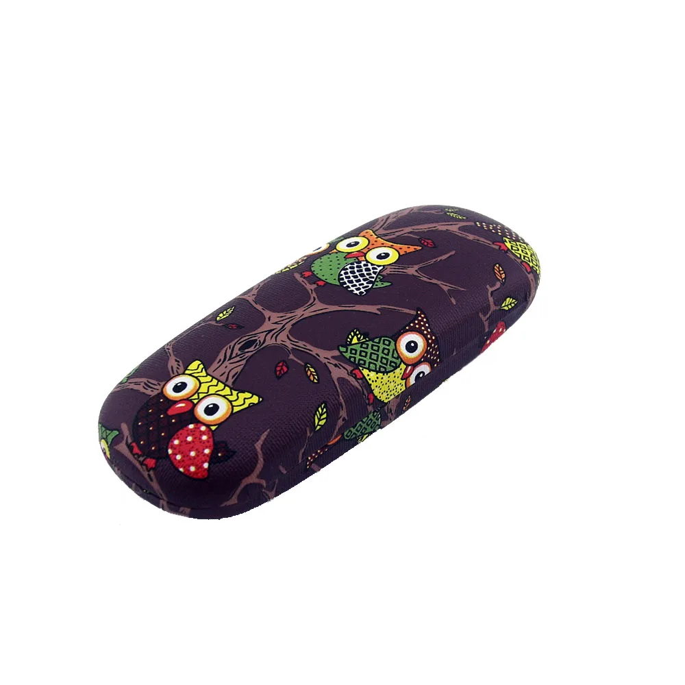 Cute animal Optical Case Protable PU Hard Eye Glasses case Metal Sunglasses box Eyewear Protector Box | Аксессуары для одежды