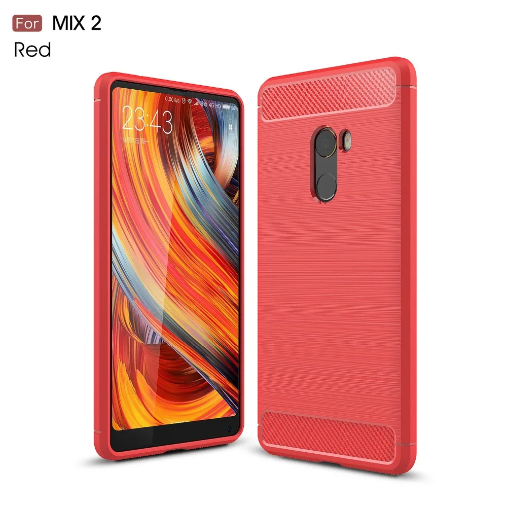 Телефонные чехлы для Xiaomi mi x2 чехол бронированный противоударный из углеродного