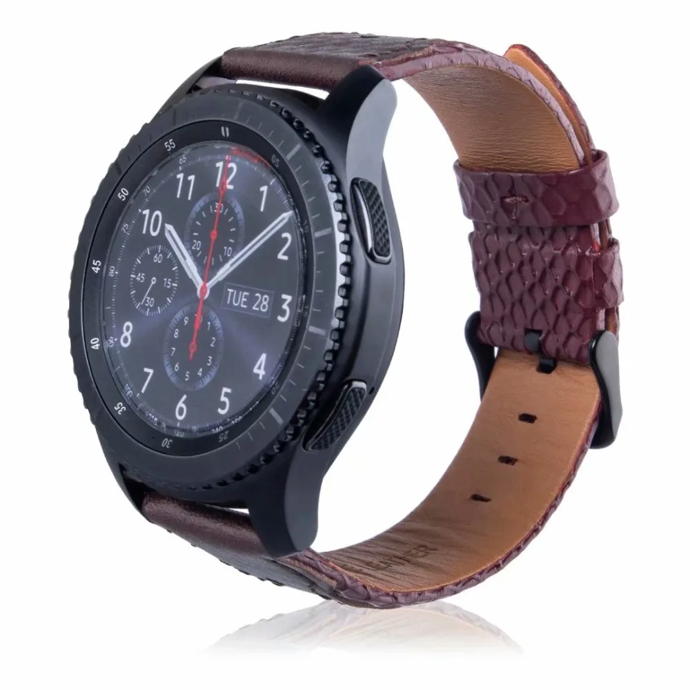 22 мм кожаный ремешок для часов Xiaomi Amazfit Pace Stratos браслет для huawei Watch GT Honor Magic Dream samsung 22 мм браслет