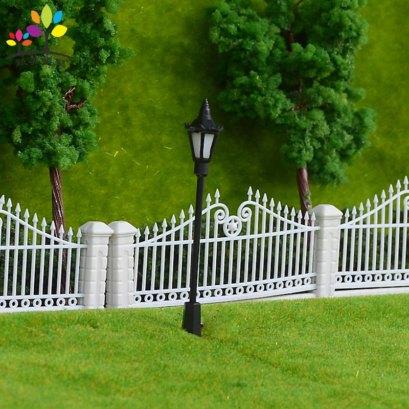 20 Pieces/lot LED Plastic Model Lamp Single-Head Urban Road 3v |