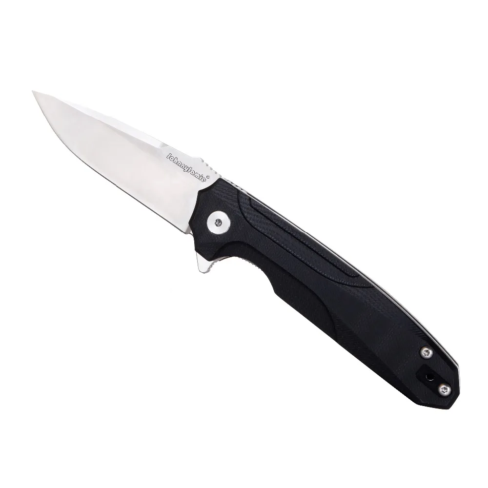 Фирменный карманный нож johnyjamie Presidio C818GP Черный G10 Ручка D2 лезвие из нержавеющей