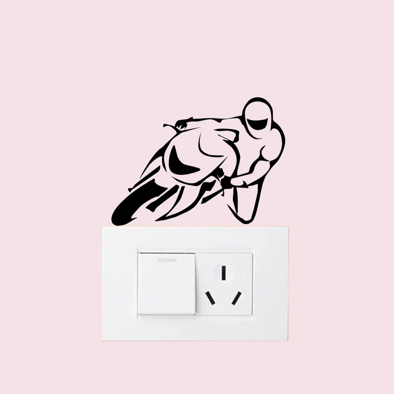 Мотоцикл Наклейка на стену для гостиной домашний декор виниловая наклейка