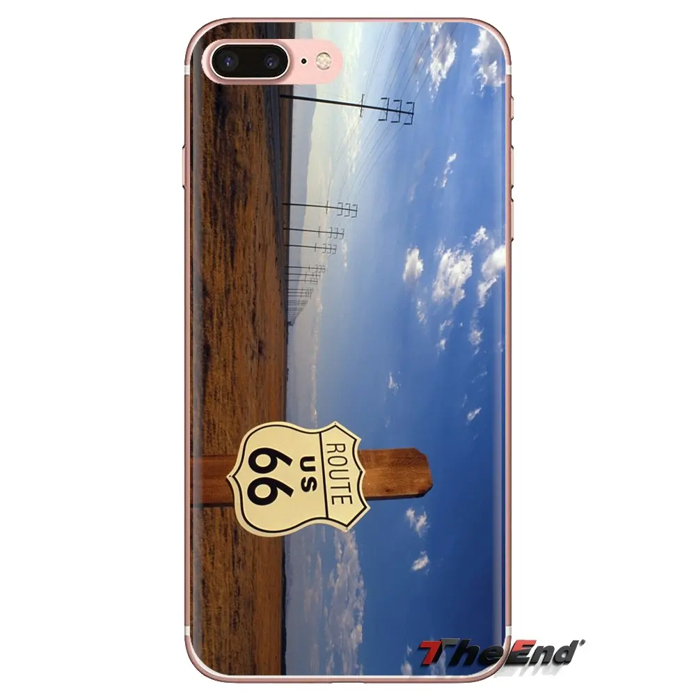 USA Route 66 Automotive motorcycle For Oneplus 3T 5T 6T Nokia 2 3 5 6 8 9 230 3310 2.1 3.1 5.1 7 Plus 2017 2018 Cell Phone Cover |