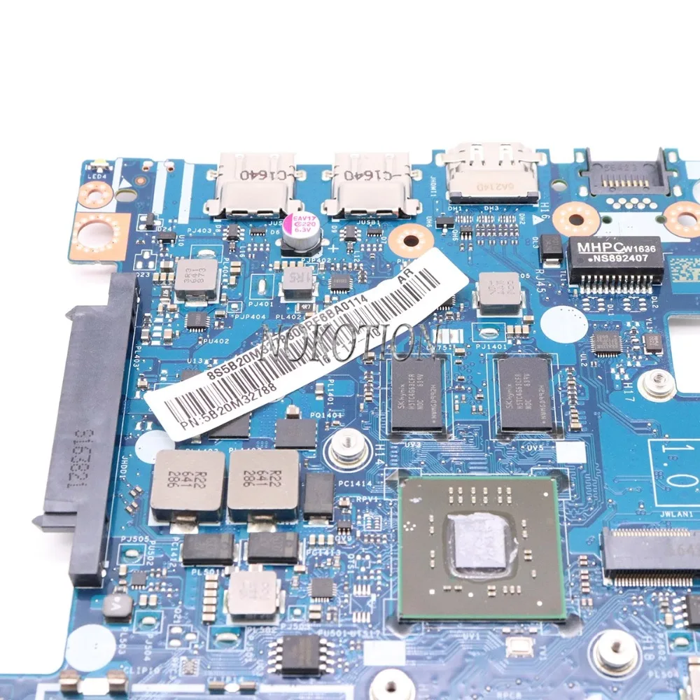 Материнская плата FRU 5B20M32788 BIUS4 S5 CIUY0 Y1 LA E221P материнская для ноутбука lenovo ideapad 510S 14IKB