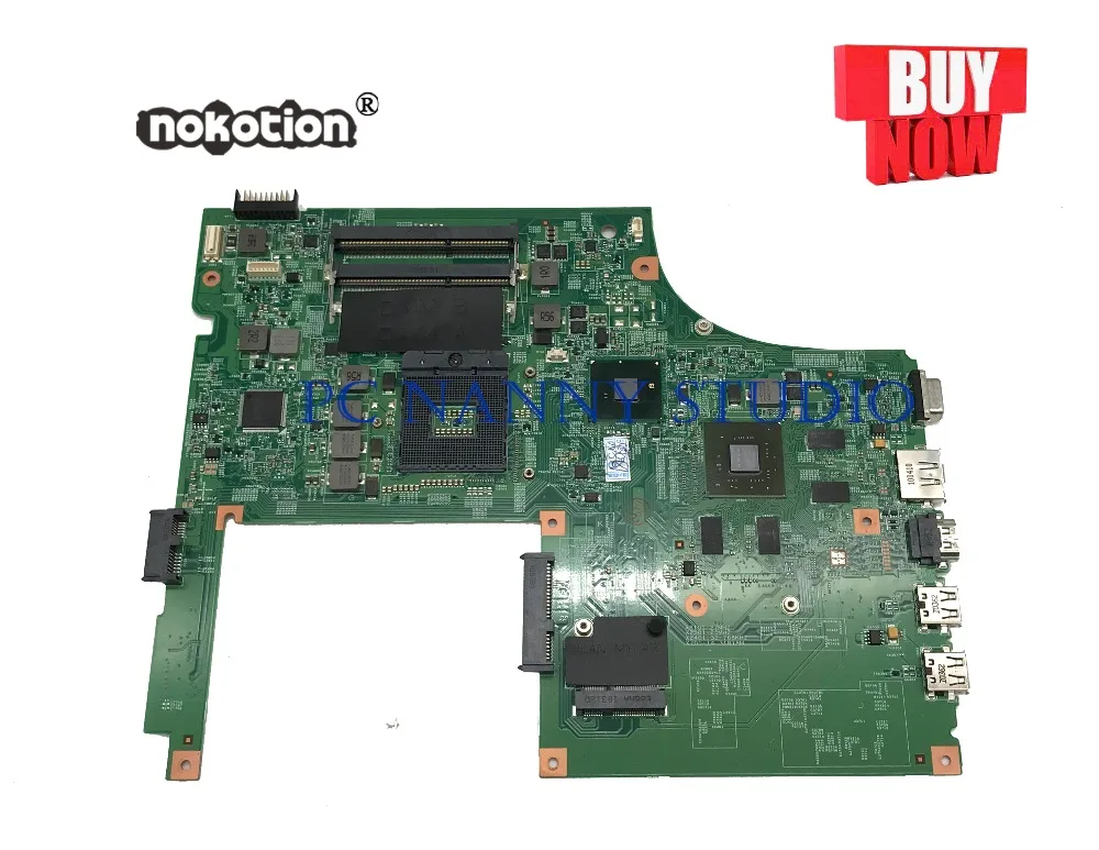 PCNANNY для Dell Vostro 3700 V3700 материнская плата ноутбука WTW8F 0WTW8F 48.4RU06. 011 HM57 DDR3 и бесплатный