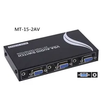 MT VIKI Maituo 15 2AV VGA видео и аудио переключатель 2 вход 1 выход 15HDF с