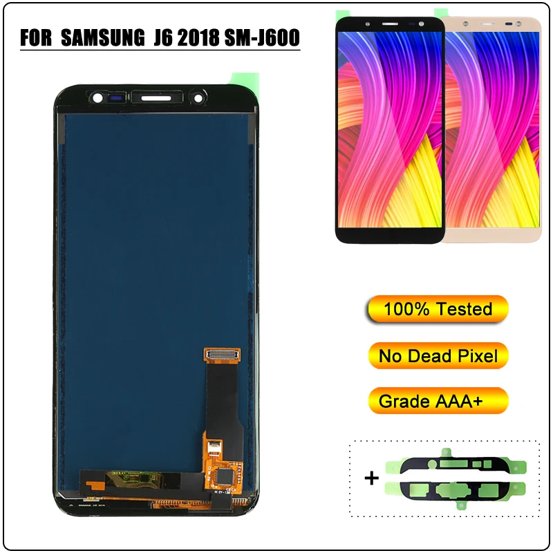 Для samsung J600 ЖК сенсорный экран дисплей дигитайзер в сборе для Galaxy J6 2018 J600F J600FN J600G