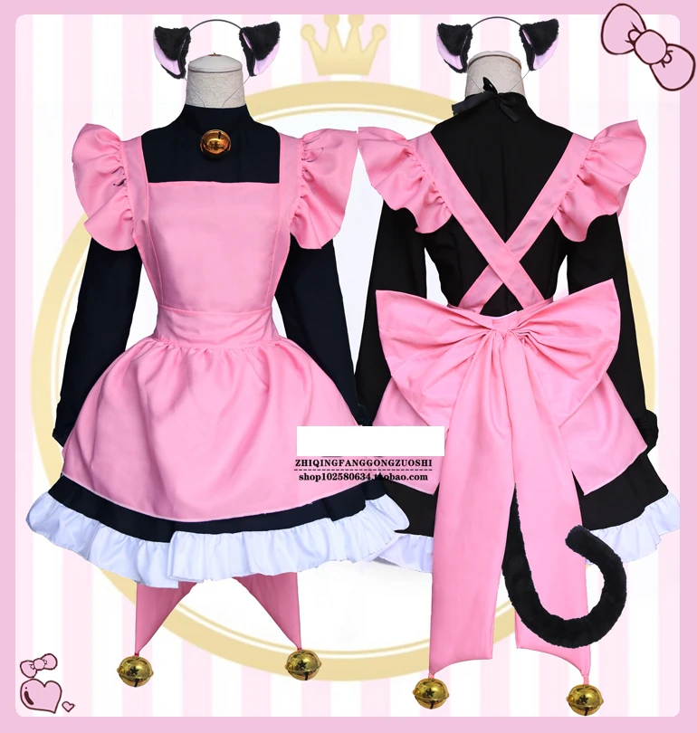 Карточный чехол Сакура косплей костюм КИНОМОТО черный Кот Женщины девочки