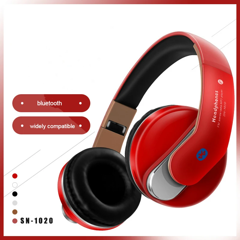 Беспроводные bluetooth-наушники с шумоподавлением складные стереонаушники