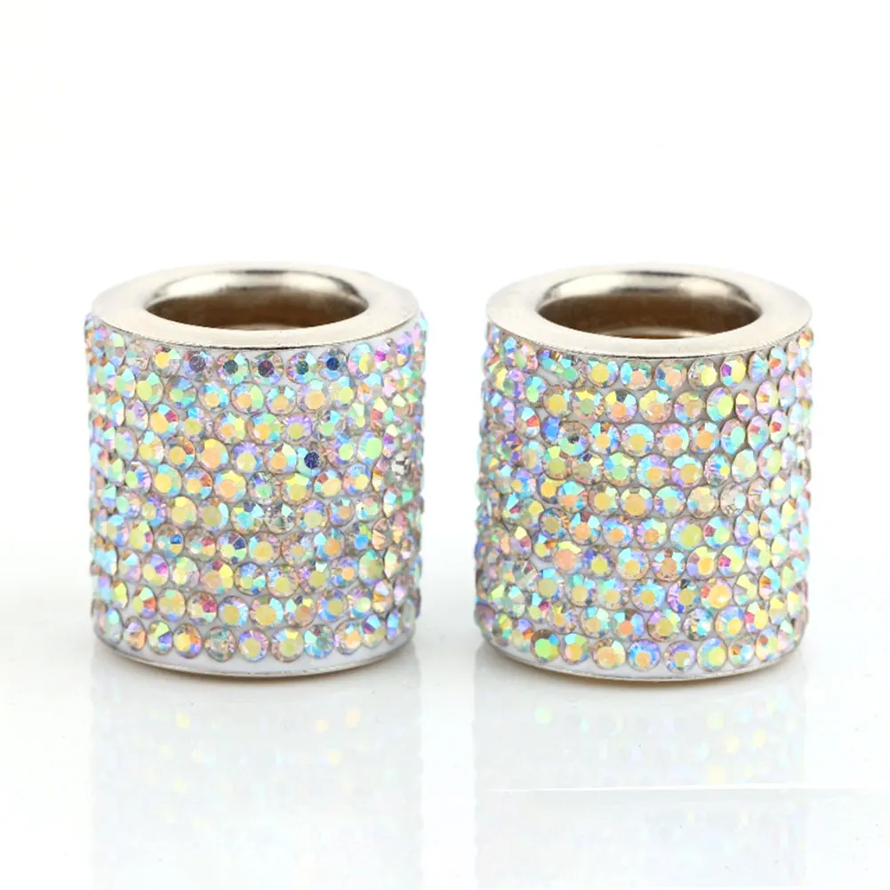 4 шт. стиль цилиндрический Универсальный Bling Кристалл литье аксессуары седло