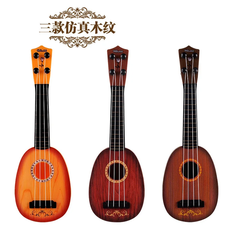 Musica Kids Toys Xylophone Musical Ukulele Toy Can Play Simulation Fruit Cartoon Mesa De Som Maracas Guitar | Игрушки и хобби