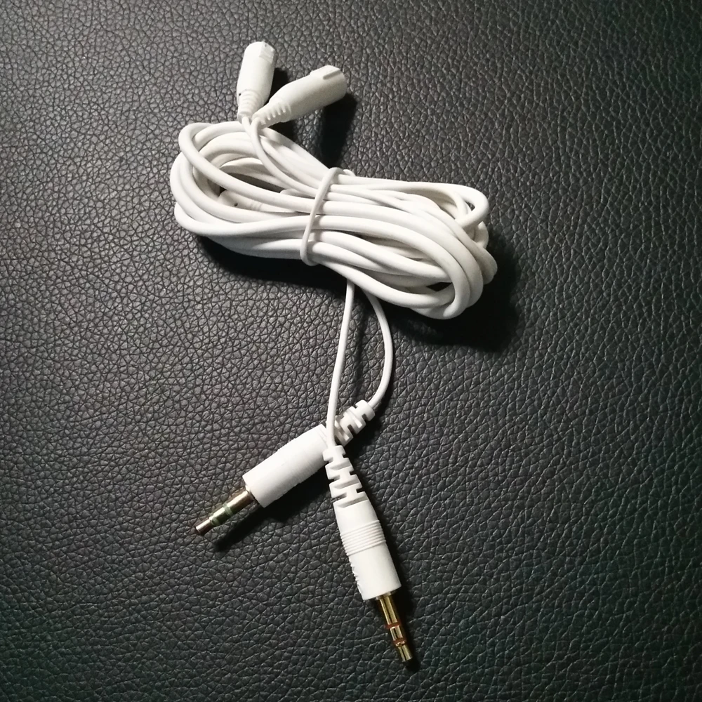 Высококачественные удлинительные кабели со штекером 3 5 мм на гнездо Aux аудио шнур