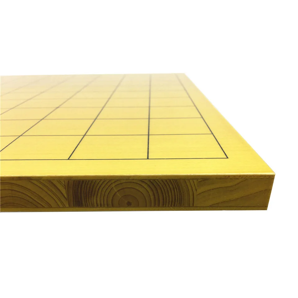 Japan Shogi Top grade Wooden Chessboard 37*34.5cm Hardness 2cm for International Sho-gi Chess Game Portable Gift BSTFAMLY JB02