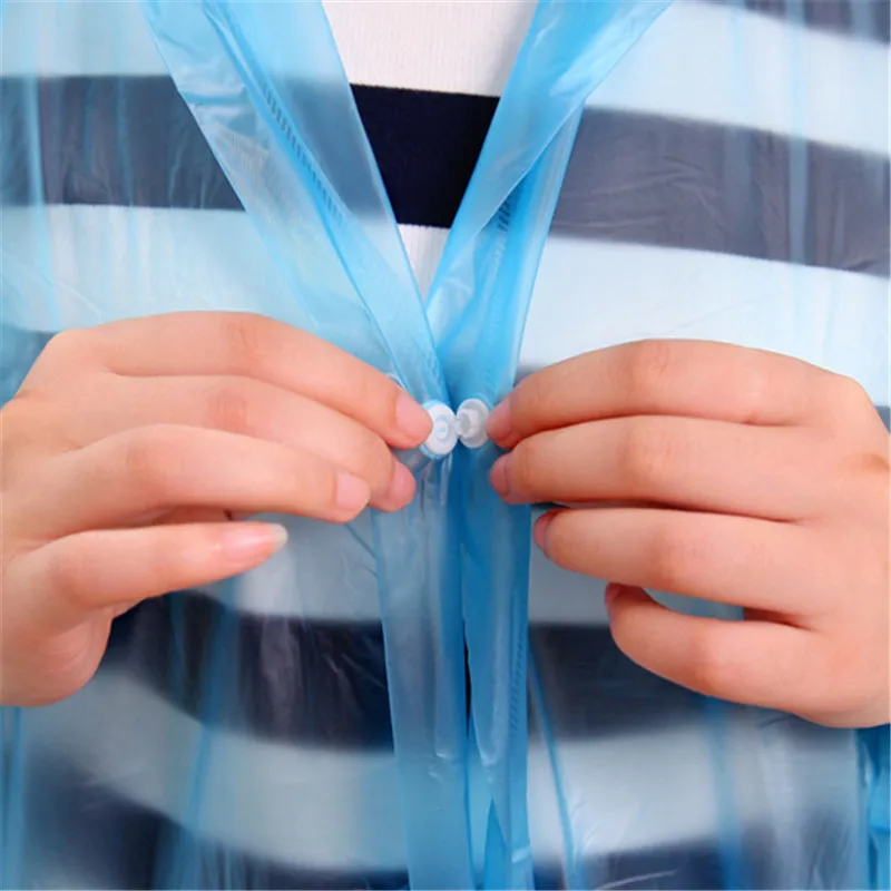 Прозрачный дождевик для путешествий ПВХ 1 шт. пеших прогулок