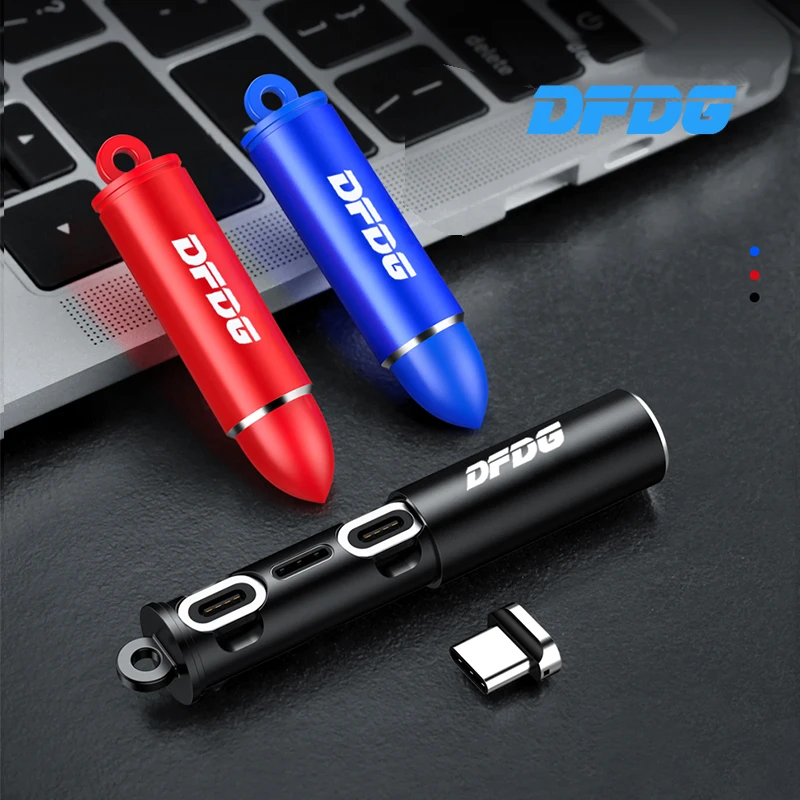 DFDG Магнитный кабель Разъем головка коробка для iPhone Micro USB Type C Быстрая зарядка