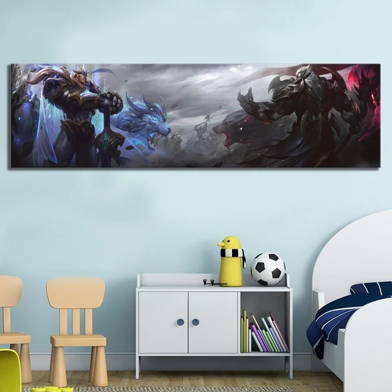 HD печатает фотографии настенная Картина на холсте 1 шт League Of Legends и Дариус Бога