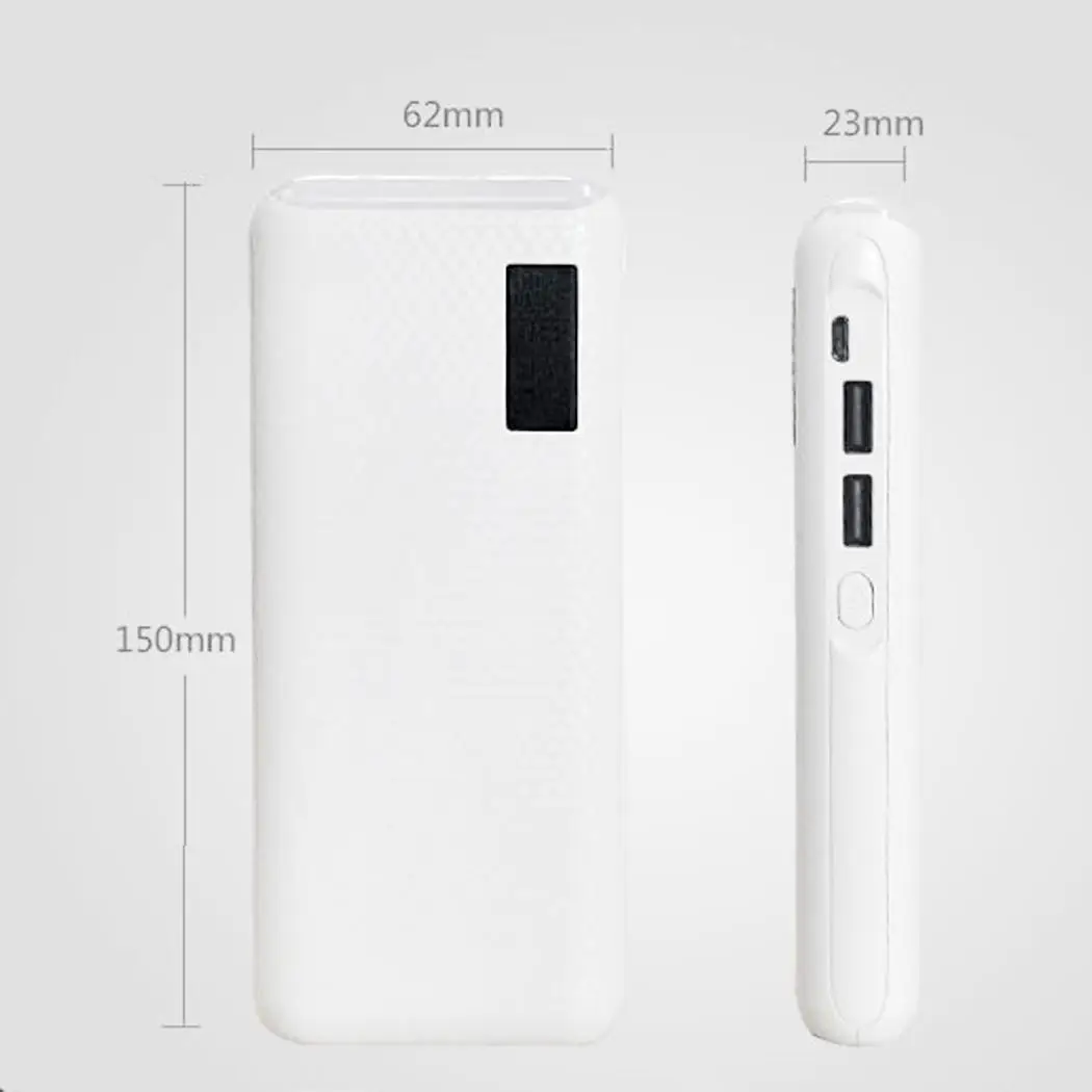 Внешний аккумулятор Mi 10000mAh 2 Dual USB портативное зарядное устройство быстрое Powerbank