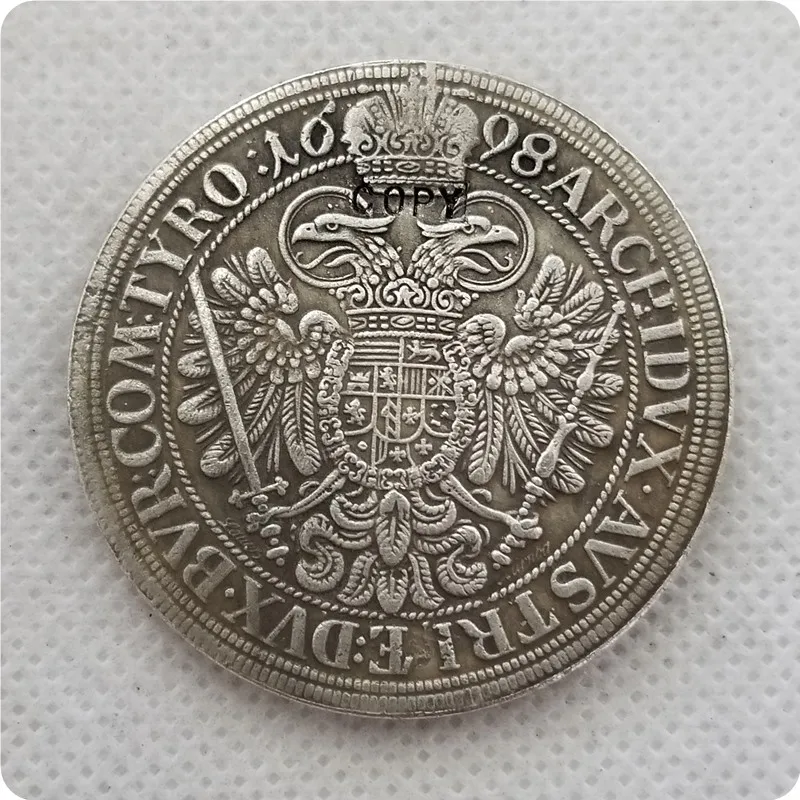 1695 1698 австрийский Taler Монета КОПИЯ памятные монеты-копия монет медаль