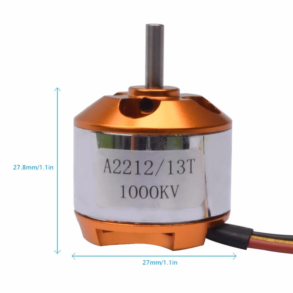 Радиоуправляемый бесщеточный двигатель A2212 1400KV 1000KV 2200KV RC ЗАПАСНЫЕ ЧАСТИ огневая
