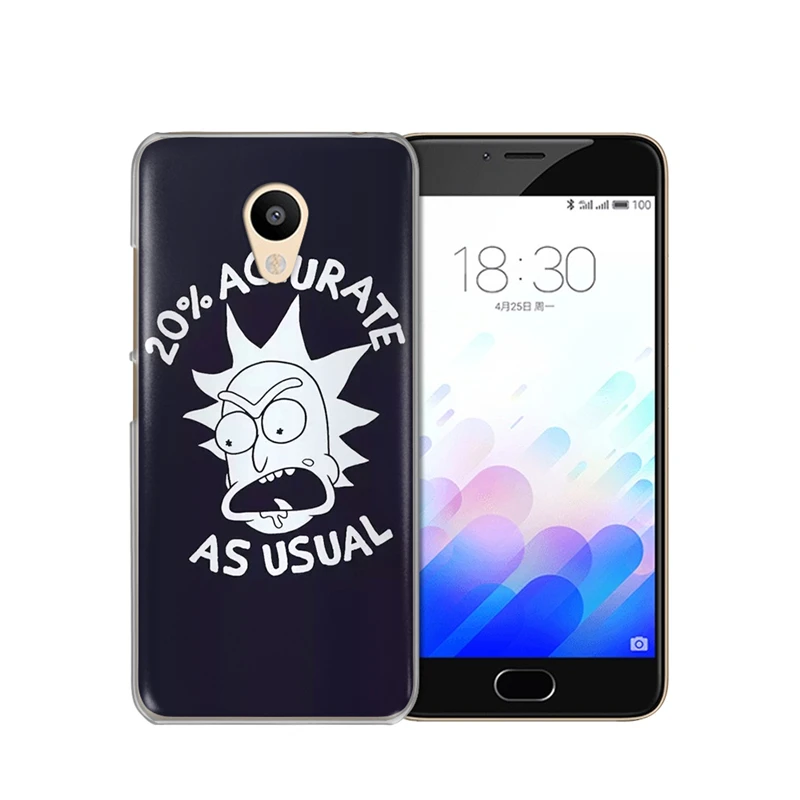 Luxury Rick And Morty Phone Case Cover For Meizu M3S M3 Note M5 M5S M5C M6 U10 U20 Pro 6 16th Soft TPU Silicone Shell capa |