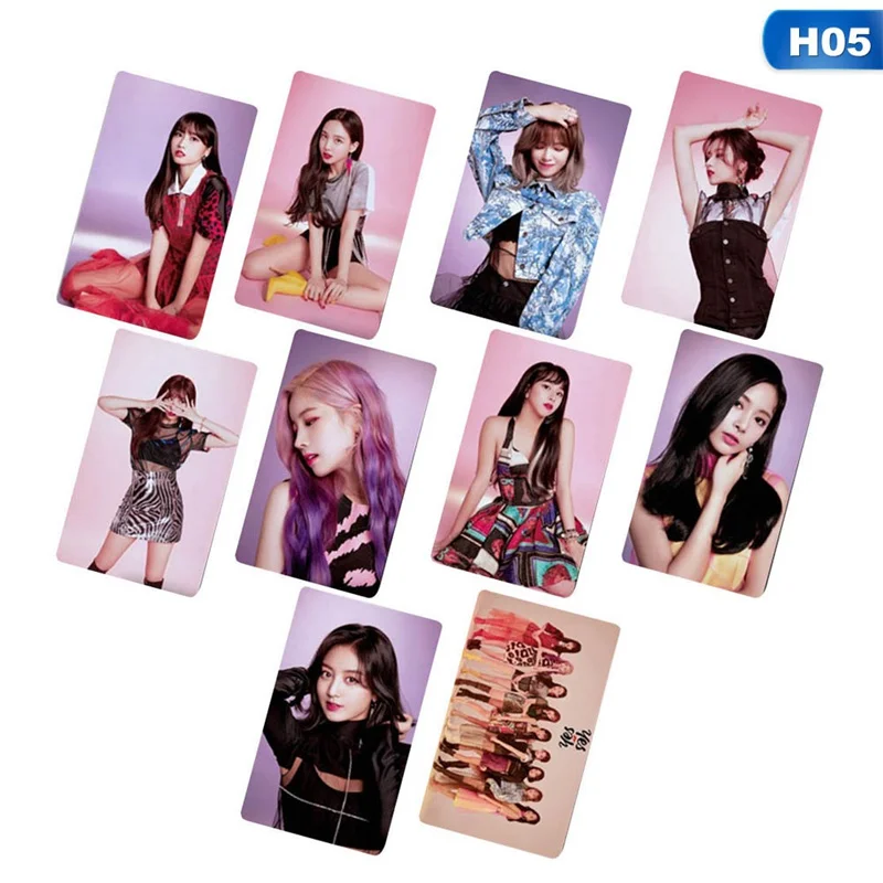 10 шт./компл. K pop два раза новые наклейки для карт Ablum Yes или Модные прозрачные