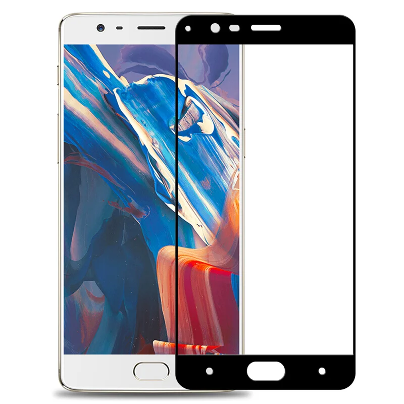 Взрывозащищенное Закаленное стекло для Oneplus 3/3t полное покрытие 9 H экран