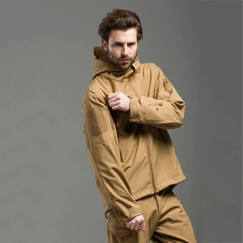 Мужская камуфляжная Водонепроницаемая альпинистские костюмы охотничья одежда