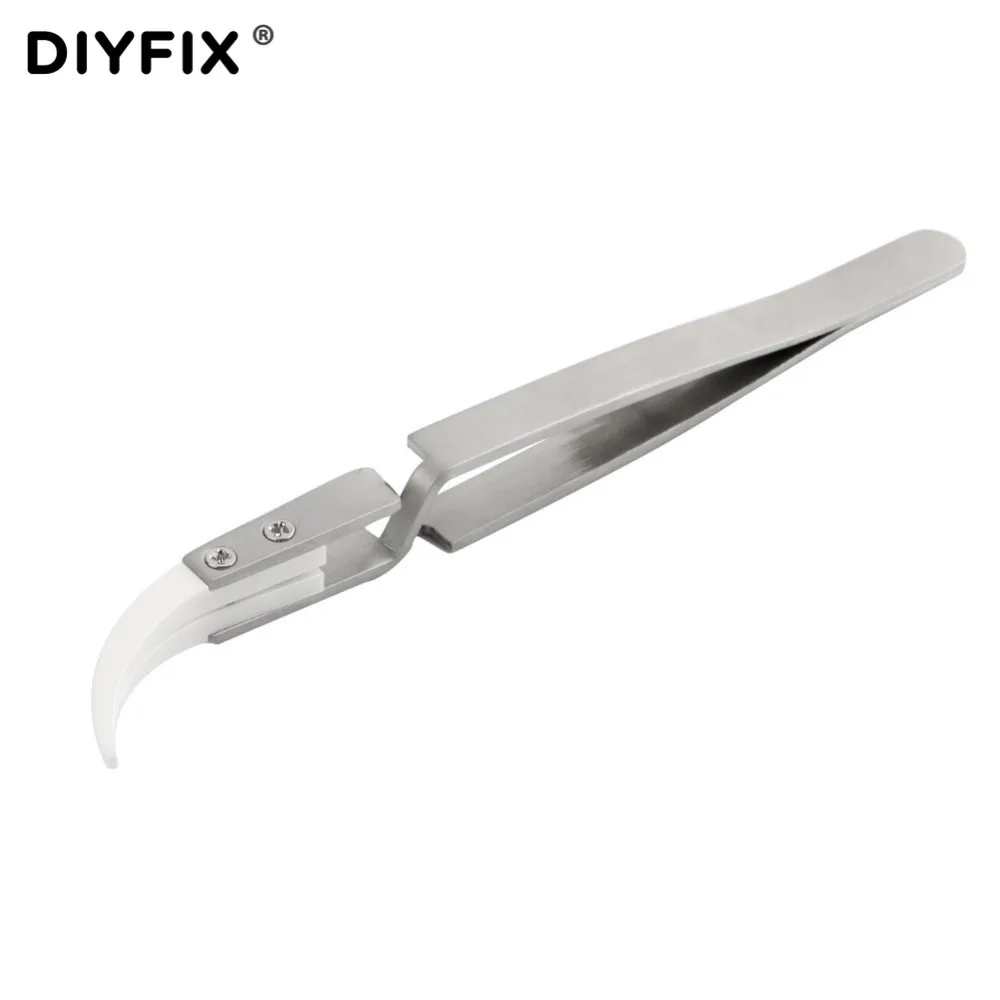 Антистатические керамические пинцеты DIYFIX термостойкие изолированные
