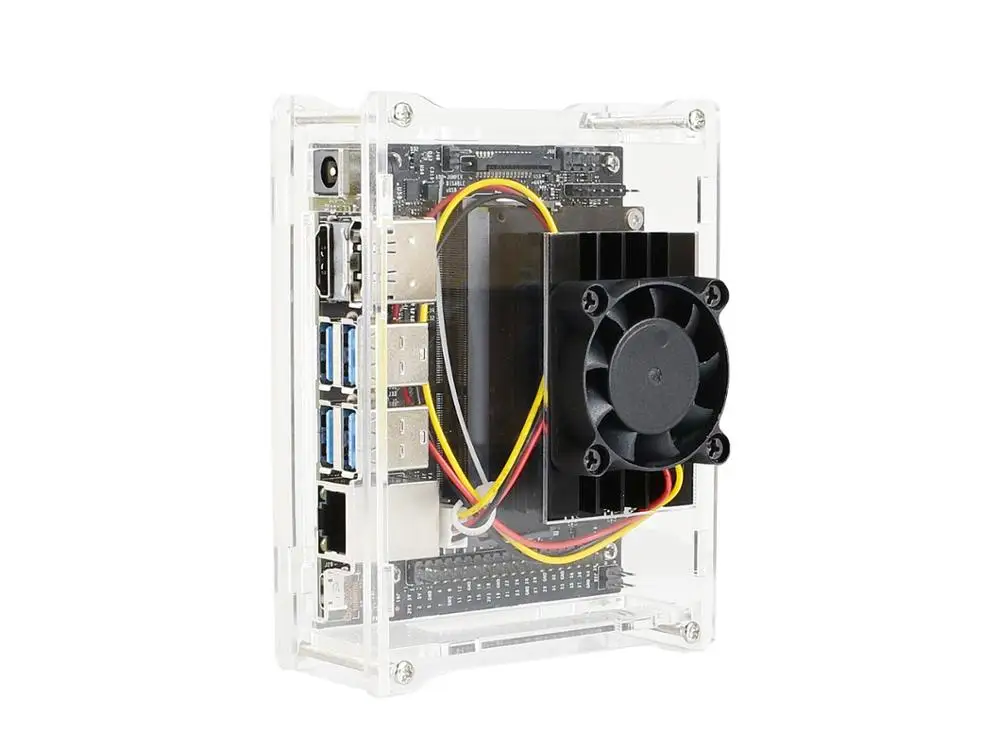 Акриловый прозрачный/прозрачный чехол Waveshare (тип А) для Jetson Nano набор