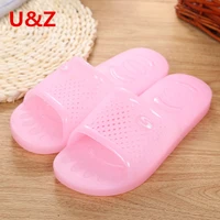 summer jelly transparent plastic home sandals womendurable jelly shoes flat bathroom shower female indoor non slip slippers