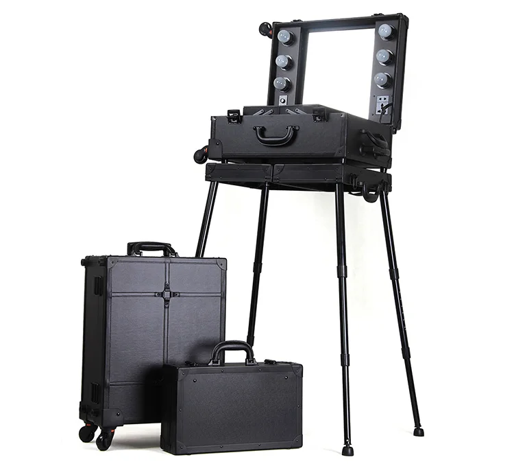 2 шт. чехол для макияжа светильник кой косметичка профессиональная с ногами