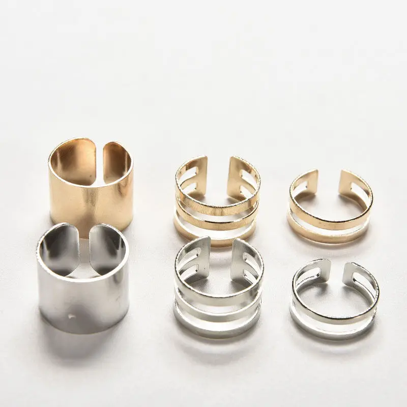 Новый дизайн 3 шт./компл. модный топ Открытые Кольца для пальца выше середины