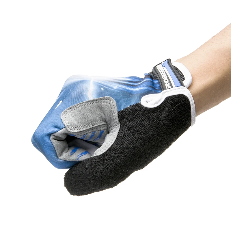 Перчатки для езды на велосипеде с 3D принтом открытом воздухе полным пальцем