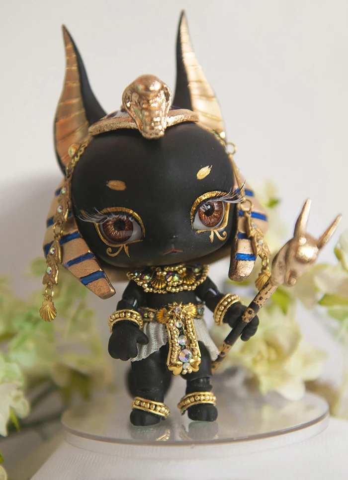BJD 1/12 Anubis модные фигурки из смолы маленькая Пальмовая Детская кукла bjd куклы