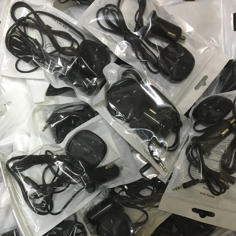 Bluetooth AUX адаптер автомобильный комплект громкой связи MP3 плеер динамик Авто аудио
