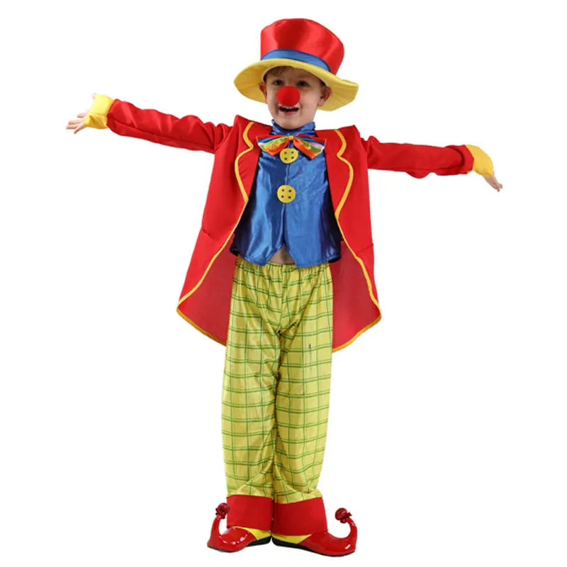 Umorden Purim карнавальный костюм клоуна на Хэллоуин; Детский костюм цирка; костюм клоуна для девочек; Fantasia Infantil; маскарадный костюм для мальчиков