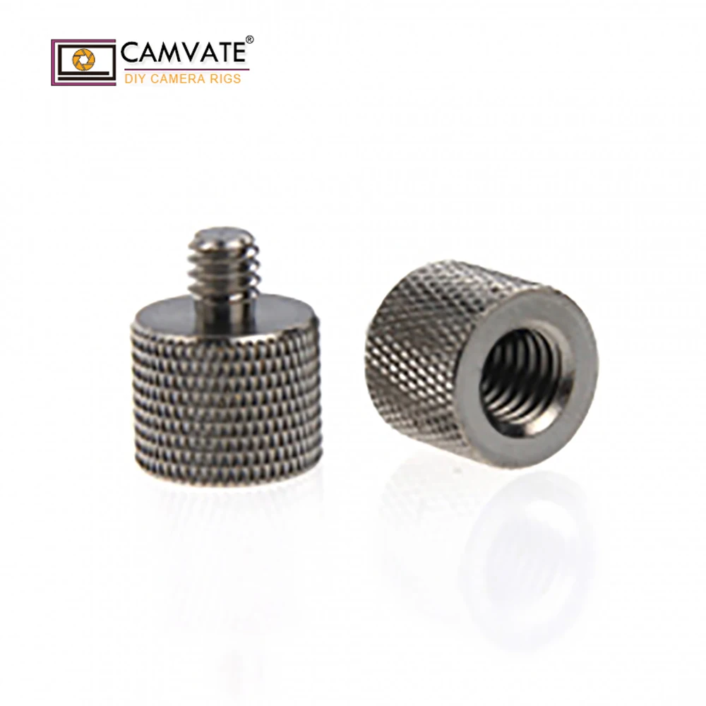 CAMVATE 2 шт. штатив с резьбой редуктор винт адаптер наружной 3/8 &quot 16 Женский до 1/4&quot 20