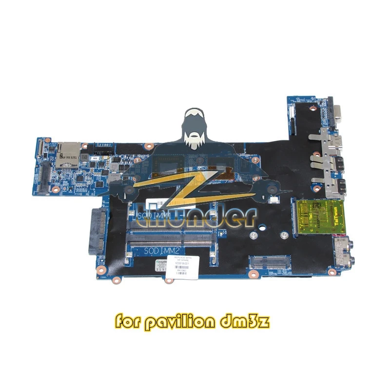 Материнская плата для ноутбука HP Pavilion DM3 600818 001 процессор AMK125 DDR3|motherboard for hp