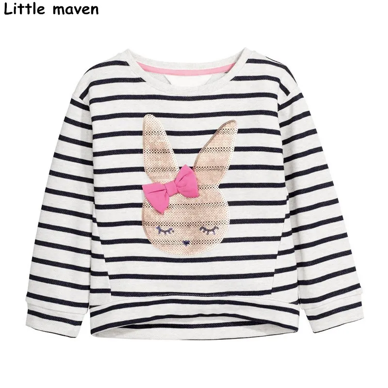 Little maven/Новинка 2018 года Брендовая детская одежда для девочек сезон осень