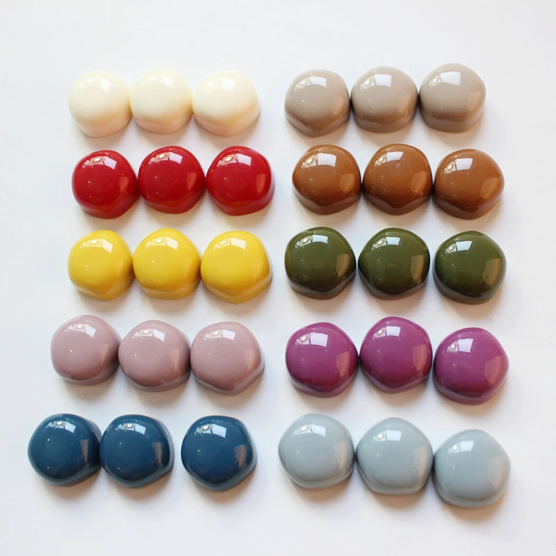 

Бусины из смолы неправильной формы, 15 мм, 50 шт./лот