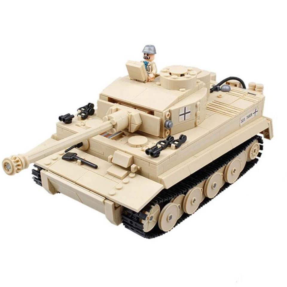 Большой Panzer IV Танк 1193 шт Строительные блоки военный армейский конструктор Набор