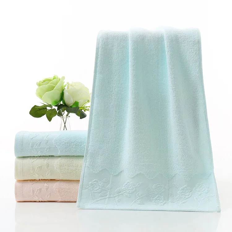 Полотенце 32 нити жаккардовое кружевное розовое Хлопковое полотенце|cotton towel|rose