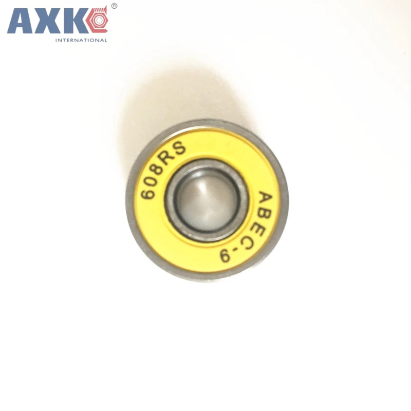 AXK радиальный шарикоподшипник 608-2rs 608zz 608 2rs Abec-7 8x22x7 мм красная двойная резиновая