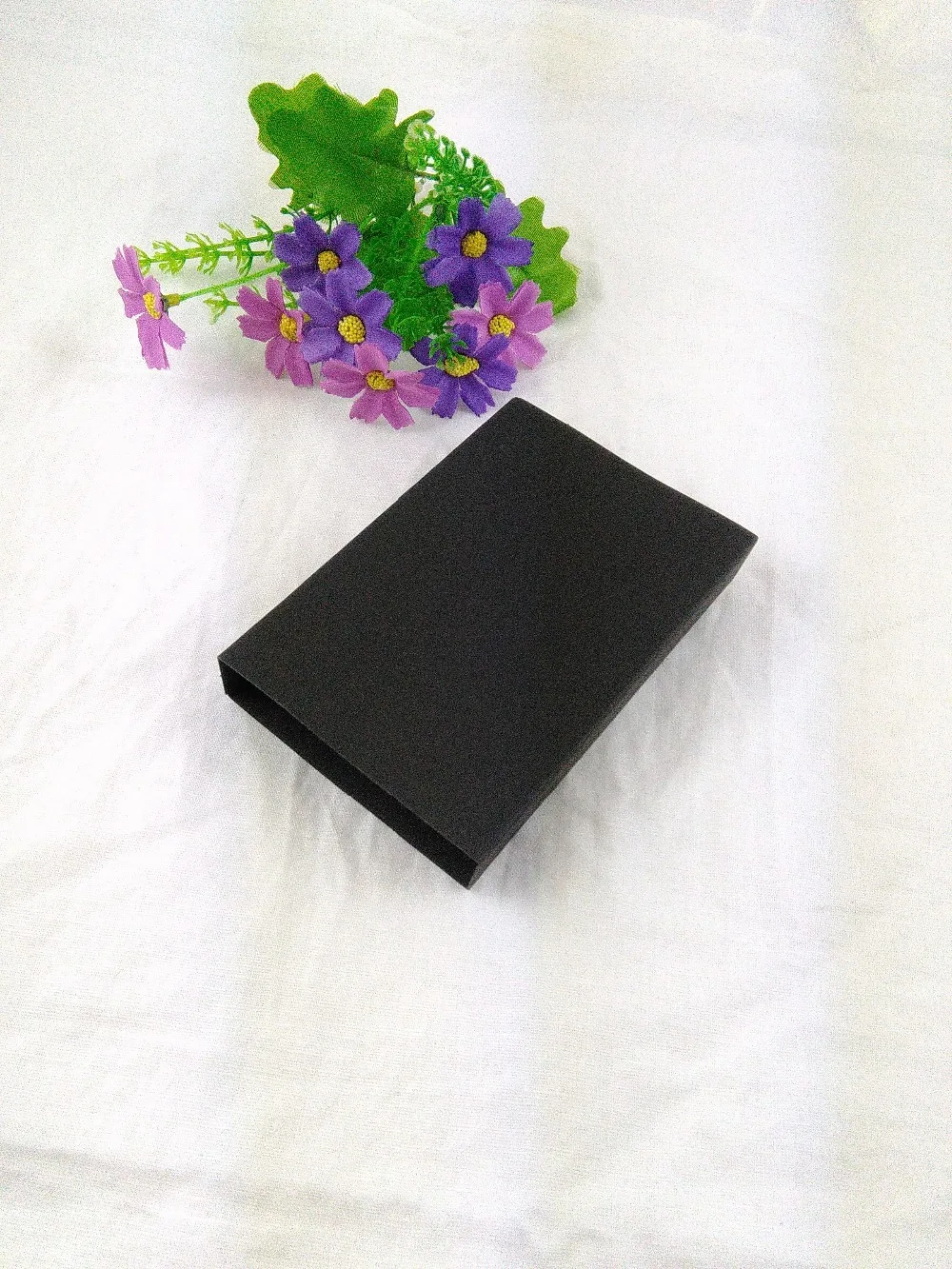 

Black Color Gift box Retail Paper Drawer Box Gift Bank Packaging Cardboard Boxes 24PCS Box with free High-grade black velvet