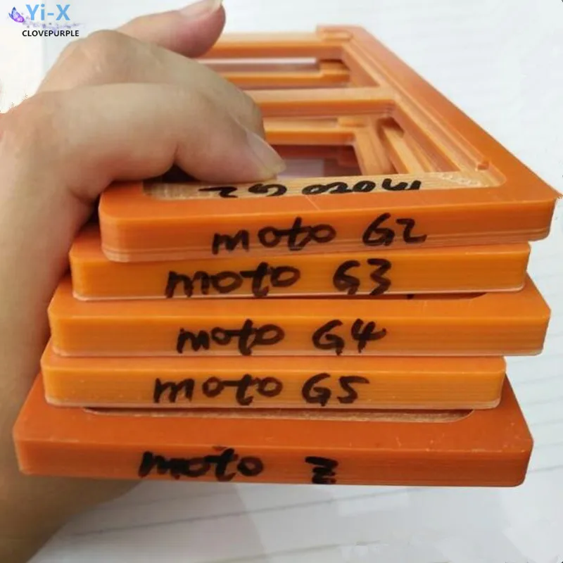 5PCS/Lot PF Glue Mould LCD Screen Glass Mold Holder oca Molds for Motorola Moto Z/G2/G3/G4/G5 | Мобильные телефоны и